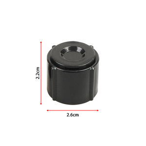 Tapa de sellado de drenaje de 1/2 pulgada, redonda, de perfil bajo, impermeable, para caravanas, remolques de viaje - Product Image 1