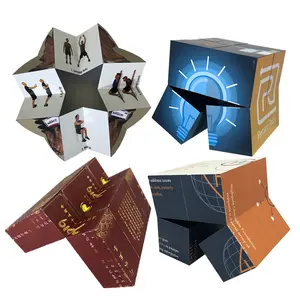 Großhandel benutzer definierte Kinder Lernspiel zeug Magnet Block Folding Magic Cube Puzzle