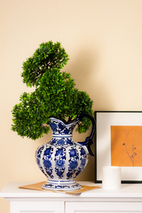 Ensemble de carafes et vases en porcelaine bleue et blanche, motif floral, carafe en céramique chinoise traditionnelle pour la décoration de la <span class=keywords><strong>maison</strong></span> et l'arrangement floral - Product Image 4