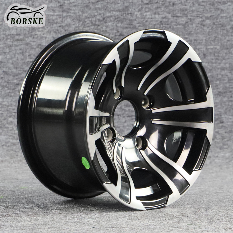 High Quality ATV Parts Chinese ATV Alloy Wheels 12 inch Wheel Rim Golf Cart Accessories Turbine Covers Hub Caps