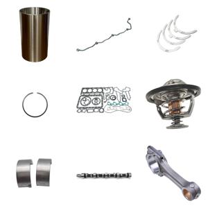 1 jeu de pistons 6151-31-2710 compatibles avec les pièces de moteur <span class=keywords><strong>Komatsu</strong></span> S6D125-1AM S6D125 aux États-Unis - Product Image 1