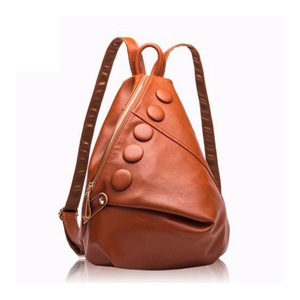 Boshiho Customized RFID Protected Zipper Crossbody Shoulder Bag Backpack Women Leather <b>Chest</b> Bag Handbag - Product Image 1