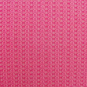 Tejido de malla elástica de punto por urdimbre entrelazado bicolor teñido jacquard Diamond Bird-Eyes para prendas de niñas y colchones - Product Image 3