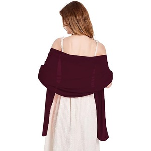 Vickorpen Châles et étoles carrés musulmans en <span class=keywords><strong>mousseline</strong></span> douce pour robes de soirée et mariages, pour hommes, taille unique - Product Image 6