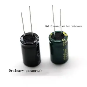 New Electrolytic Capacitor 100 UF 35 V 6*12mm 100uf 35v 35V 100UF Aluminum Electrolytic Capacitor