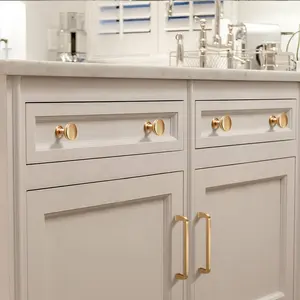 Ybreloques pour porte et tiroirs en zinc doré, en métal doré, idéale pour placard de cuisine, commode ou armoire, 3712