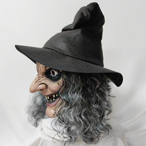 Máscara <span class=keywords><strong>de</strong></span> <span class=keywords><strong>Bruja</strong></span> Terrorífica <span class=keywords><strong>de</strong></span> Fábrica Cyou para Cosplay con Sombrero y Peluca, Accesorios <span class=keywords><strong>de</strong></span> <span class=keywords><strong>Disfraz</strong></span> <span class=keywords><strong>de</strong></span> Terror, Máscara <span class=keywords><strong>de</strong></span> Látex <span class=keywords><strong>de</strong></span> Anciana para Halloween - Product Image 4