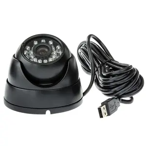 ELP Webcam à faible luminosité Full HD Microphone intégré Webcam de surveillance de sécurité à domicile IMX323 Caméra USB étanche pour PC portable