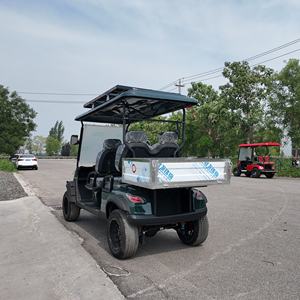 Voiturette de golf électrique tout-<span class=keywords><strong>terrain</strong></span> Conquérir n'importe quel <span class=keywords><strong>terrain</strong></span> Voiturette de golf noire pour ferme utilisation extérieure et véhicule de patrouille sur <span class=keywords><strong>terrain</strong></span> de golf - Product Image 6