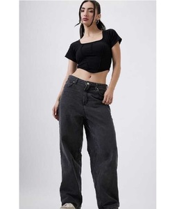 Débardeur d'été asymétrique en coton extensible pour femme – Confort optimal, tissu respirant, toucher doux, idéal pour le superposition décontractée et les voyages - Product Image 3