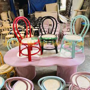 Silla de ratán ecológica hecha a mano moderna y duradera para niños, asientos elegantes para jugar, dormitorio, sala de estar al aire libre, cocina - Product Image 5