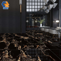 Carreaux de porcelaine modernes 600x1200mm à texture pierre, brillants, antidérapants et antibactériens pour sol et mur de salle de bain