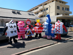 Costumi gonfiabili della decorazione del partito a tema di <span class=keywords><strong>Alice</strong></span> <span class=keywords><strong>Wonderland</strong></span> dei bambini - Product Image 2