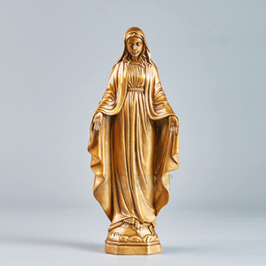Escultura de Bronce de Alta Calidad de Jesús, Virgen María y Cristo, Personalizable, Estatuas Religiosas de Metal para Interiores/Exteriores, Decorativas y Personalizadas - Product Image 5