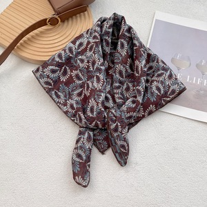 2025 nuova sciarpa quadrata Vintage in stile vecchio denaro, Design cachemire Double face, fazzoletto in seta di alta qualità - Product Image 4