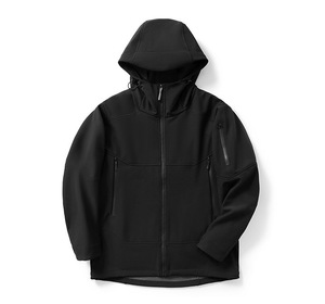 Chaqueta Softshell de Invierno para Hombre y <span class=keywords><strong>Mujer</strong></span> 2025, Impermeable, Cortavientos, Ecológica, Deportiva, Casual, con Capucha y Cuello Alto - Product Image 5