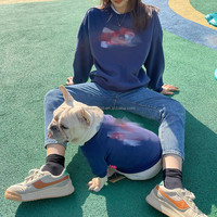 Sweat à capuche de haute qualité avec motif Paris pour la famille, vêtements assortis pour humains et chiens vente en gros