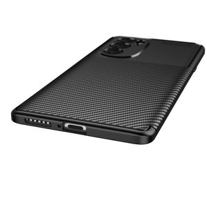 Cover posteriore in Silicone antiurto in fibra di carbonio per Motorola Moto X30 S30 G200 G100 <span class=keywords><strong>G31</strong></span> - Product Image 3