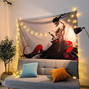 Personnalisable Polyester Fibre Polyester Tissu Anime Un Dragon Démon Zoro Luffy GOKU Action Figure Suspendus Couverture <span class=keywords><strong>Affiche</strong></span> - Product Image 4