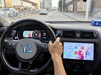 Tableau de bord numérique YZ pour Volkswagen Jetta Sagitar GLI SportWagen Hybrid TDI SE, groupe d'instruments virtuels, compteur de vitesse