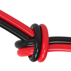 <span class=keywords><strong>2</strong></span> कोर पावर कॉर्ड 0.75-1.5 वर्ग लाल काले डबल समानांतर प्रसारण तार 100% प्रसारण कुंजी के लिए शुद्ध तांबे के pvc Rvb तार - Product Image 3