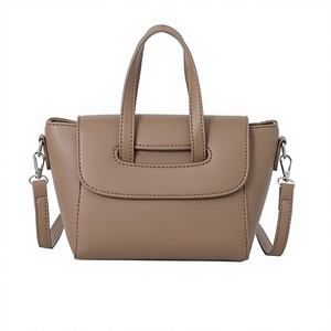 Bolso de Mano de Lujo Personalizado al por Mayor, Portátil, con Cierre, de Invierno, Suave, Moderno, de Alta Gama, con Patrón Vintage de Lichee, de Cuero PU - Product Image 1