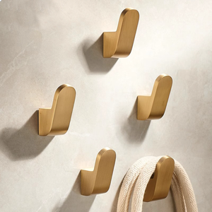 Portasciugamani in Ottone Anticato con 4 <span class=keywords><strong>Ganci</strong></span>, Scaffali Impilabili e Organizzatore <span class=keywords><strong>per</strong></span> Bagno - Product Image 6