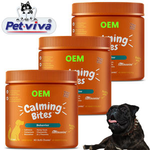 Suppléments vitaminiques apaisants <span class=keywords><strong>pour</strong></span> animaux de compagnie Comprimés à mâcher doux Anti-anxiété Stress Calmant Relaxation Probiotique Comprimés à croquer Complément alimentaire <span class=keywords><strong>pour</strong></span> <span class=keywords><strong>chiens</strong></span> - Product Image 6