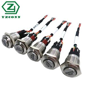 สวิตช์แบบกดปุ่ม IP67 แบบกำหนดเอง GX12 GX16 ขั้วต่อแบบต่อตรง <span class=keywords><strong>2</strong></span> 3 4 5 6 8 9 10 ขา สายเชื่อมต่อกันน้ำ - Product Image 1