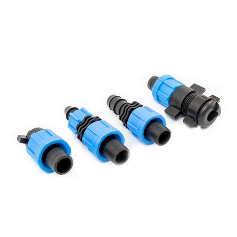16mm Drip Tape Fittings for Automatic Micro Irrigation System for Greenhouses and Water Hose Applications in Agriculture