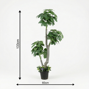 Artificial Green Schefflera <b>Tree</b> Indoor Decorative Potted Plant Premium Home Office Hotel Lobby Event Display Plant - Product Image 3