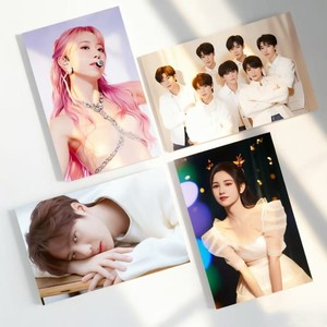 Tarjetas Fotográficas Personalizadas de <span class=keywords><strong>Kpop</strong></span>, Doble Cara, Laminadas Brillantes, Papel Holográfico, Tarjetas de Anime Coleccionables - Product Image 2