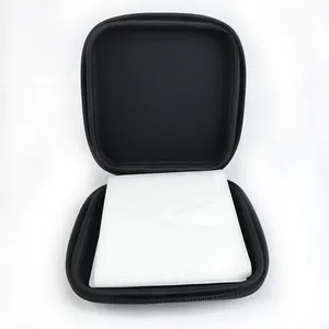 40 Capacity Nylon CD DVD Binder Case Round EVA Molded Album Holder Storing Your Collections