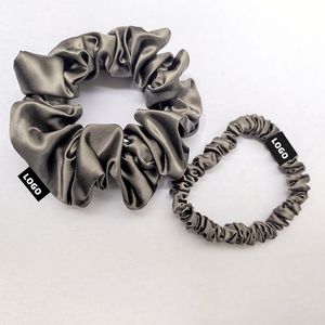 100% Moerbei Zijde Haar <span class=keywords><strong>Scrunchies</strong></span> Set Custom Elastische Paardenstaart Houder Haar Stropdassen Voor Dames Meisjes Premium Kwaliteit Haarbanden - Product Image 5