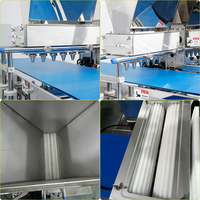 Machine automatique de dépose de biscuits à coupe de fil pour boulangerie, pour noix et farine