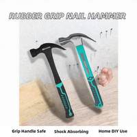 Marteau à griffes à tête ronde avec manche en fibre de verre, antidérapant, absorbant les chocs, pour bricolage, OEM, entretien domestique, garantie 3 ans