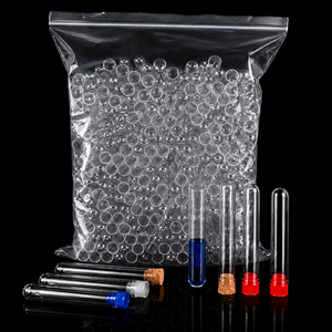 Tubes à essai en plastique de laboratoire avec bouchons à pression colorés pour la collecte d'échantillons - Product Image 3