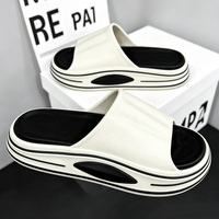 Sandales d'été personnalisées pour hommes – Tongs tendance à une bride pour dortoirs – Claquettes sportives ouvertes à prix abordable pour hommes