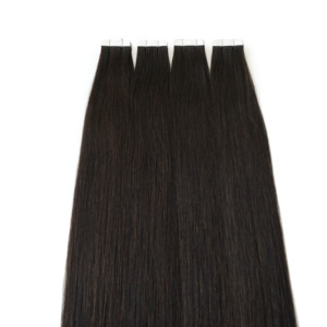 <span class=keywords><strong>Extensions</strong></span> de <span class=keywords><strong>cheveux</strong></span> humains Remy à <span class=keywords><strong>bandes</strong></span> invisibles 100% européennes couleur plus foncée trame simple compatibles permanente - Product Image 5