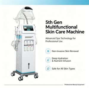 Multifunctional High‑Frequency Facial Skin Care Machine Oxygen Jet Aqua Microdermabrasion for Face Lifting Pore Minimizing Skin - Product Image 3