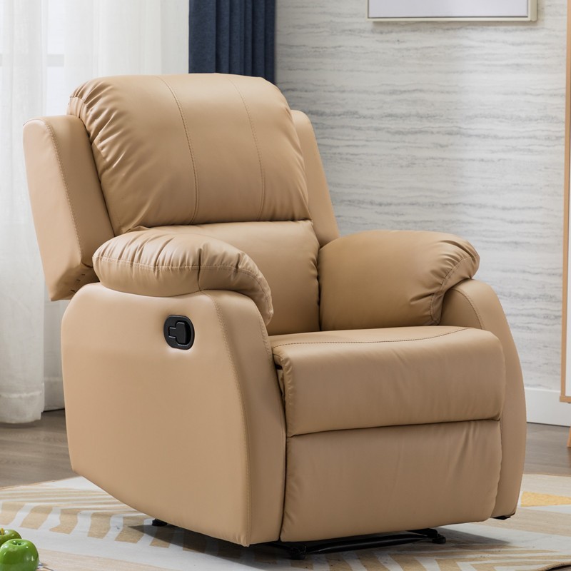 Modern PU Leather Theater Recliner Chair – Manual & Electric Single Sofa for Living Room & Home Theater - View 2