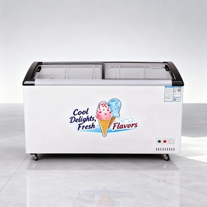 Equipo de Refrigeración de Enfriamiento Directo de Temperatura Única, Vitrina Congeladora para Helados y Paletas - Product Image 5