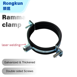 Morsetto per Tubi in Acciaio Inox Standard con Dadi M8+M10 e Guarnizione in Gomma, Sistema Metrico di <span class=keywords><strong>TheOne</strong></span> - Product Image 4