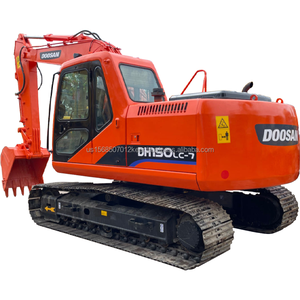 Excavatrice hydraulique moyenne DOOSAN DH150 utilisée en bon état Vente à bas prix Poids en ordre de marche de 6 tonnes Mini moteur à noyau de pompe DH60 DX55 - Product Image 1