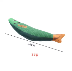 Pet Supplies <b>Toys</b> for Pets Fish Soft Durable <b>Interactive</b> <b>Cat</b> Kicker <b>Toys</b> Fish Shape Catnip Chewing <b>Interactive</b> Movement <b>Toy</b> - Product Image 6