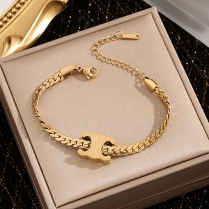 Vintage Friendship New Design Stainless Steel Unisex Hiphop <b>Stack</b> Bracelets New Design 2024 Cz - Product Image 4