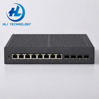 Switch Empresarial 5735S-L8T4S-QA2, Switch Gigabit Administrado de 8 Puertos con 4 Uplinks SFP, Diseño sin Ventilador, Capacidad de 336 Gbps y Alimentación CA