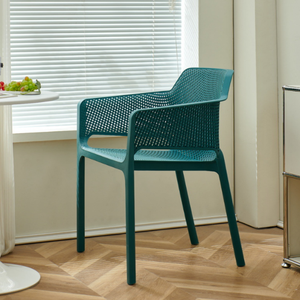 <span class=keywords><strong>Fauteuil</strong></span> nordique moderne et minimaliste en plastique pour l'extérieur Design portable et étanche pour restaurant, salle à manger, banquet, loisirs. - Product Image 5