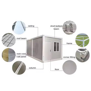 Casa prefabricada plegable casas móviles precio de la casa prefabricada casa contenedor plegable - Product Image 4