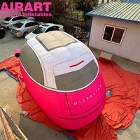 Modèle de voiture gonflable fabriqué en usine pour idée de publicité extérieure